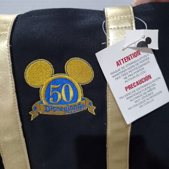 Disneyland 50th Anniversary Tote NWT Rare find unused! L👀K 2005 Bag - Picture 3 of 12